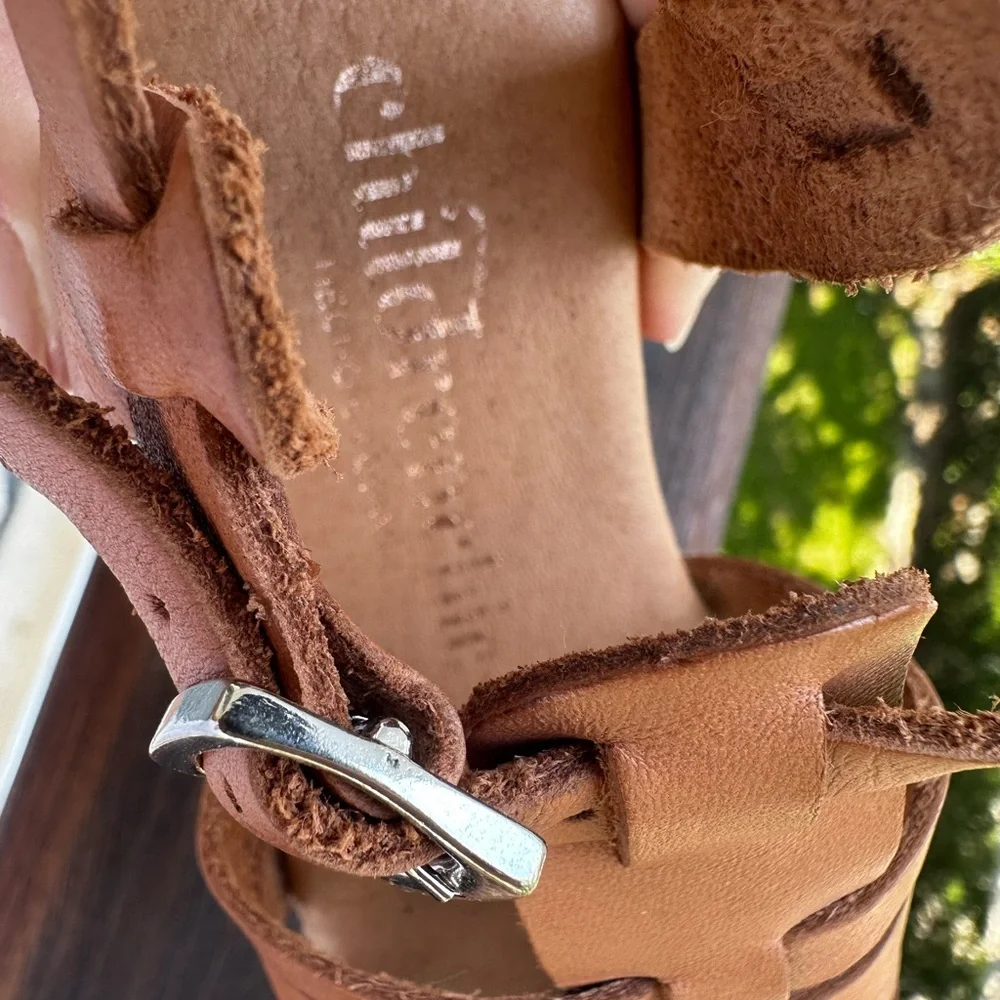 Childrenchic Spain, British Tan Leather Fisherman Sandals. EU 26 /US 9.5 Toddler